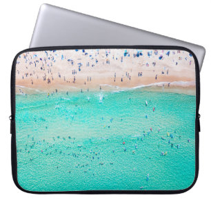Funda Para Portátil Vista aérea de la playa de Bondi en el perfecto d