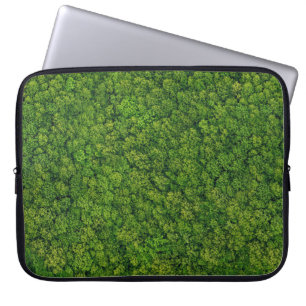 Funda Para Portátil Vista aérea del bosque, vista superior, espacio de