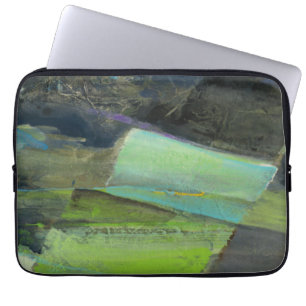 Funda Para Portátil Vista de la impresión el   abstracta de la costa