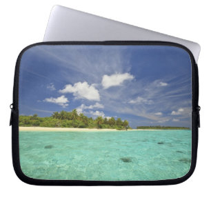 Funda Para Portátil Vista de la isla de Funadoo desde Funadovilligilli