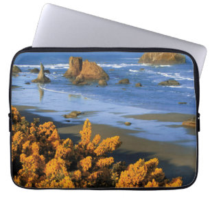 Funda Para Portátil Vista de la playa de Oregon en Bandon
