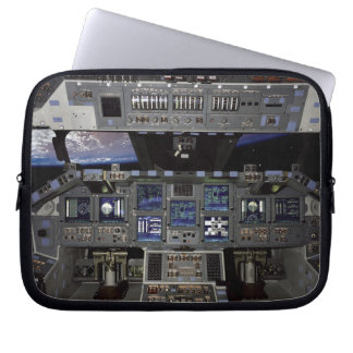 Funda Para Portátil Vista de la ventana de la cabina del transbordador