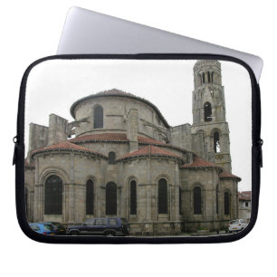 Funda Para Portátil Vista del chapitel de la iglesia (foto)