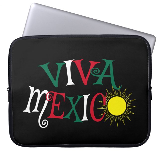 Funda Para Portátil Viva México (Frente)