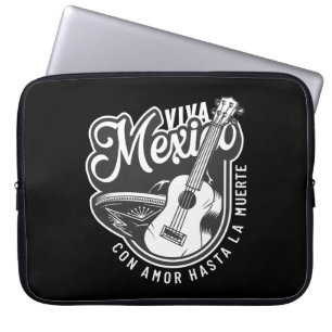 Funda Para Portátil Viva México Fiesta con mi guitarra