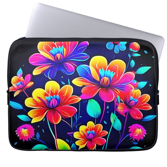 Funda Para Portátil Vivid Floral Bouquet (Frente)
