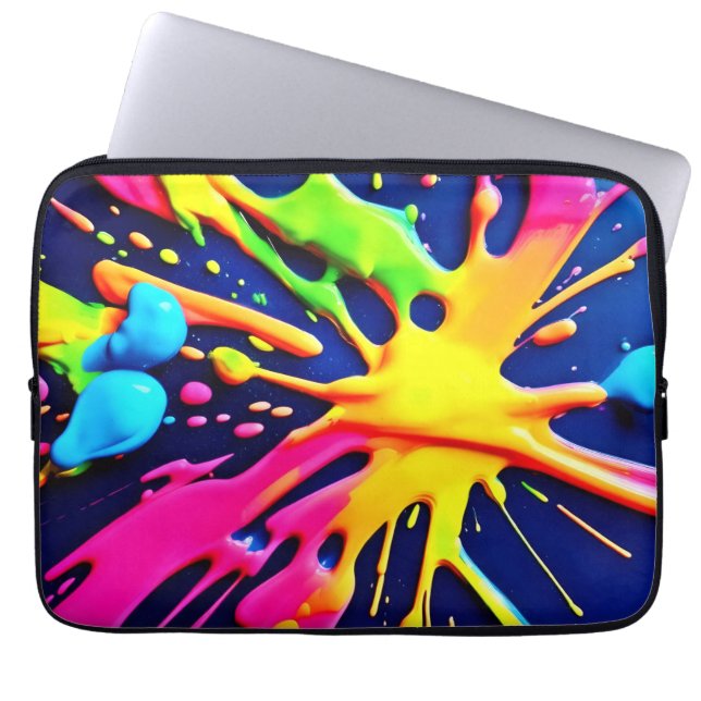 Funda Para Portátil Vivid Neon Splash (Frente)