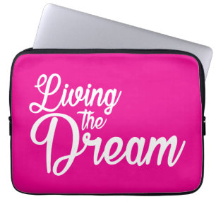 Funda Para Portátil Viviendo el sueño como motivación Inspiradora