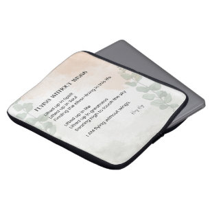 Funda Para Portátil Volando sin alas Poesía Poesía Palabra escrita