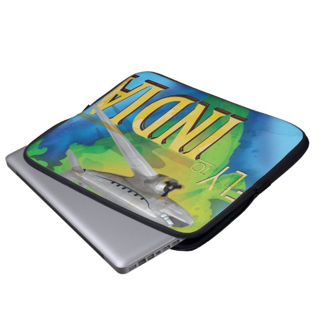 Funda Para Portátil Volar a India (Inferior anverso)