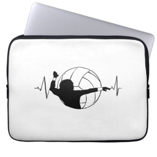 Funda Para Portátil Voleibol - Fruto del jugador de voleibol