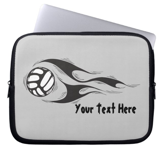 Funda Para Portátil Voleibol (personalizable) (Frente)
