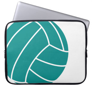 Funda Para Portátil Voleibol verde verde azulado