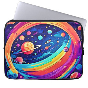 Funda Para Portátil Vórtice del arco iris cósmico