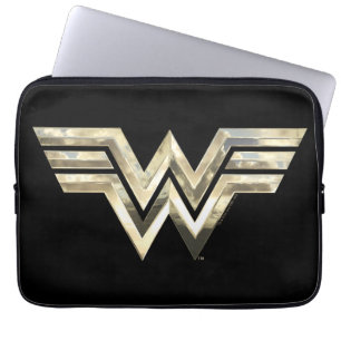 Funda Para Portátil W84 Logo De La Mujer De La Maravilla Dorada
