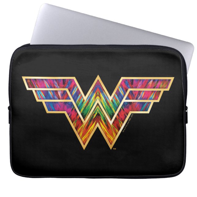 Funda Para Portátil W84 | Logo de Wonwoman Kaleidoscope (Frente)
