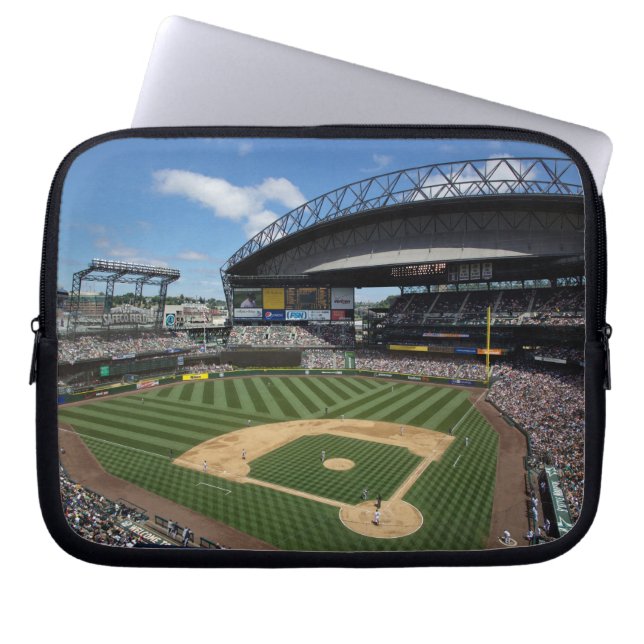 Funda Para Portátil WA, Seattle, Safeco Field, béisbol Mariners (Frente)