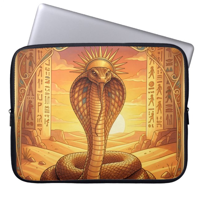 Funda Para Portátil Wadjet – Egyptian Cobra Goddess´1 (Frente)
