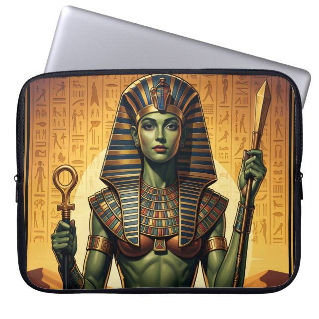 Funda Para Portátil Wadjet – Egyptian Cobra Goddess´4 (Frente)