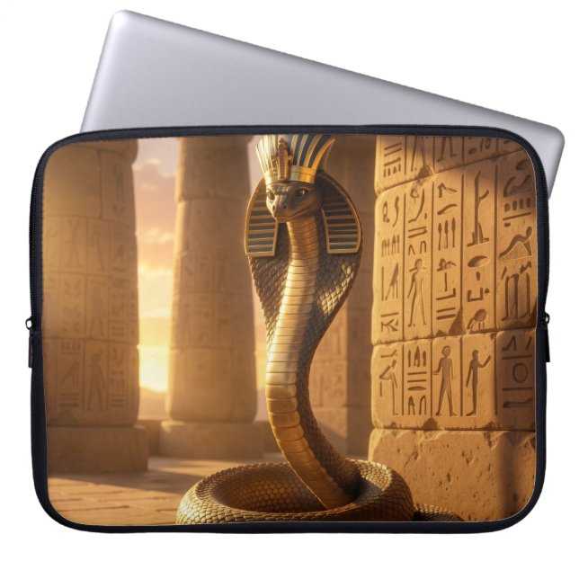 Funda Para Portátil Wadjet – Egyptian Cobra Goddess´6 (Frente)