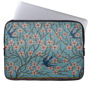 Funda Para Portátil Walter Crane Almond Blossom y Swallow