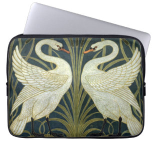 Funda Para Portátil Walter Crane Swan & Rush e Iris victoriano 