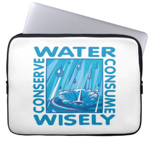 Funda Para Portátil Water Conservation