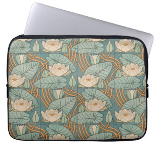 Funda Para Portátil Water Lilies Lily Naturaleza Art Nouveau