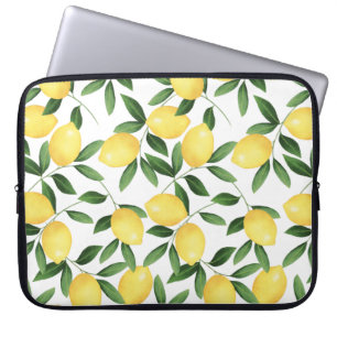 FUNDA PARA PORTÁTIL WATERCOLOR LEMONS