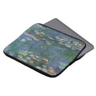 Funda Para Portátil Waterlilies por Claude Monet, Flores de época