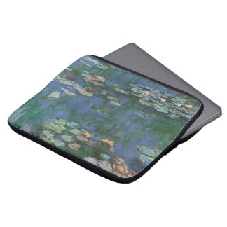 Funda Para Portátil Waterlilies por Claude Monet, Flores de época