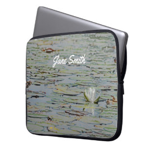 Funda Para Portátil Waterlily Pond Lake Flower I Laptop Sleeve