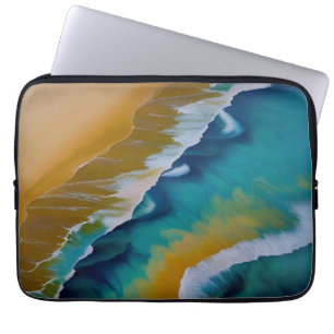 Funda Para Portátil Waves on a Sandy beach