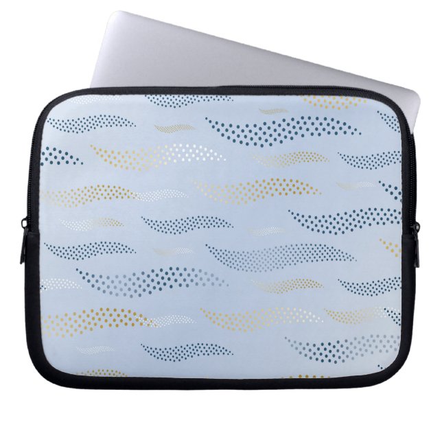 Funda Para Portátil Waves Tiger (stylized pattern) 4 (Frente)