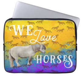 Funda Para Portátil We love horses