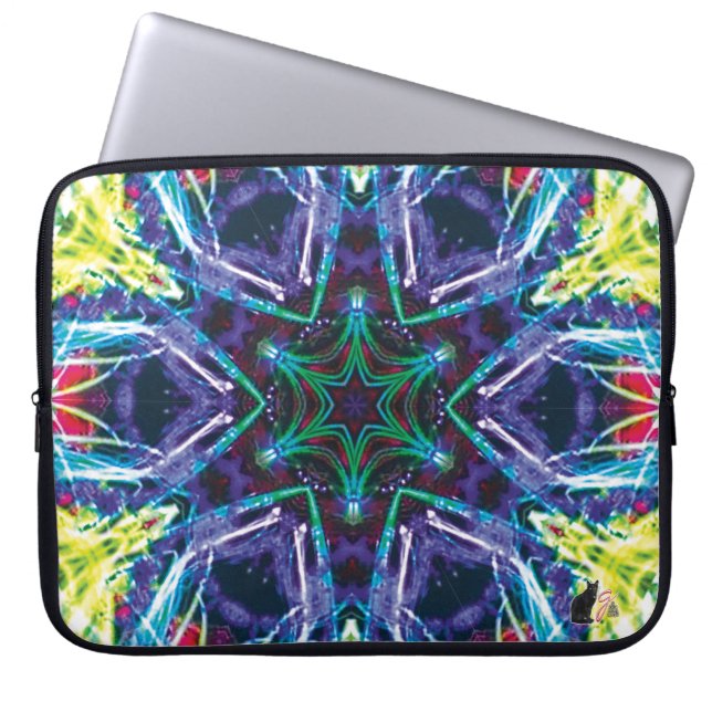 Funda Para Portátil Weaver Kaleidoscope Portátil Sleeve (Frente)