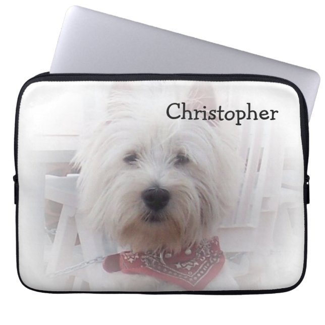 Funda Para Portátil West Highland Terrier (Frente)