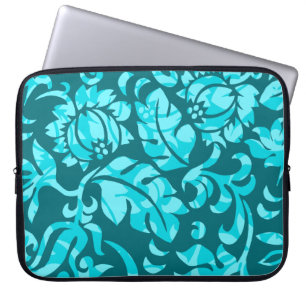Funda Para Portátil Wetsuit floral tropical del neopreno de Pareau del