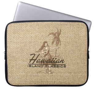 Funda Para Portátil Wetsuit hawaiano del neopreno del chica de
