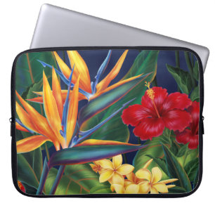 Funda Para Portátil Wetsuit tropical del neopreno del paraíso