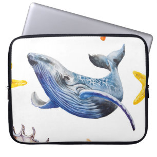 Funda Para Portátil Whale de Business Graph: gráfico de candeleros