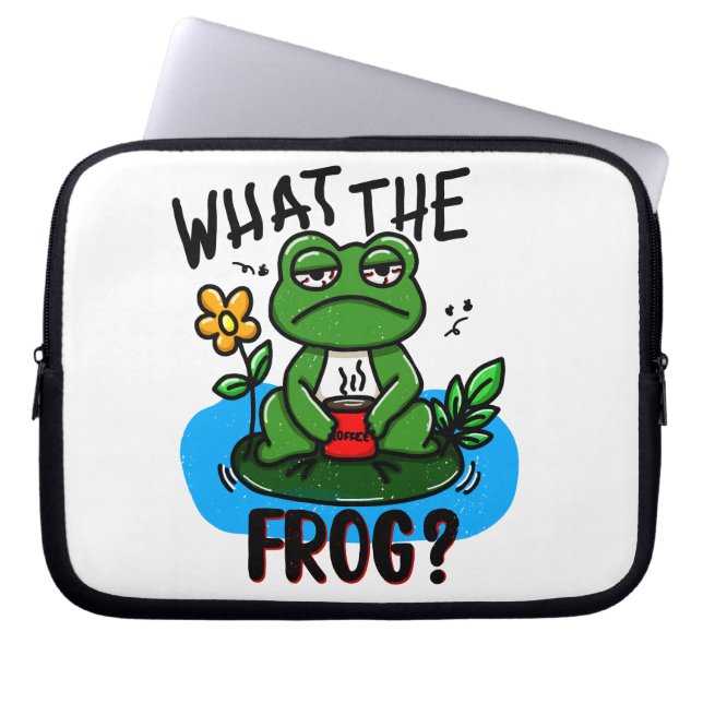 Funda Para Portátil What the frog? (Frente)