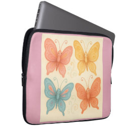 Funda Para Portátil Whimsical Butterflies 