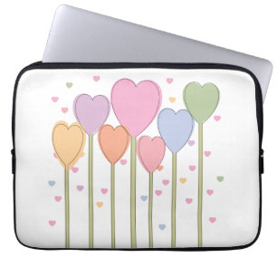 Funda Para Portátil Whimsical Heart Lollipops