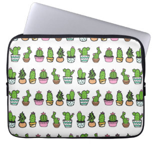 Funda Para Portátil Whimsy Cactus Pots
