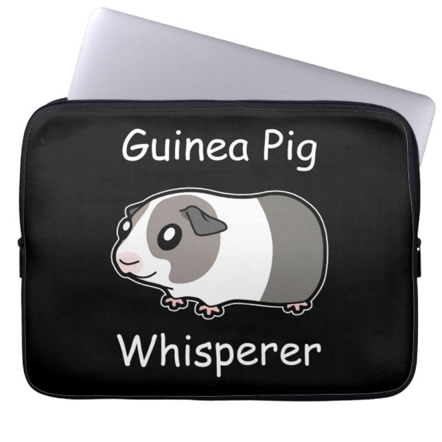 Funda Para Portátil Whisperer de cerdo de Guinea (Frente)