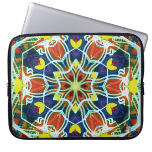 Funda para portátil Wicker Kaleidoscope