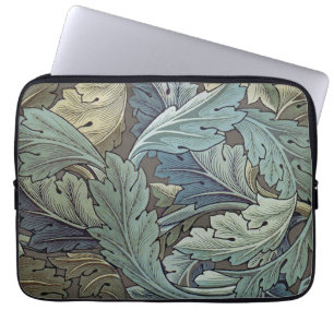 Funda Para Portátil William Morris Acanthus Sage Flor Flor Botánico