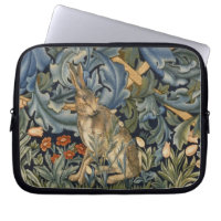 William Morris Forest Rabbit Floral Art Nouveau