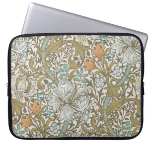 Funda Para Portátil William Morris Golden Lily Blue Gold